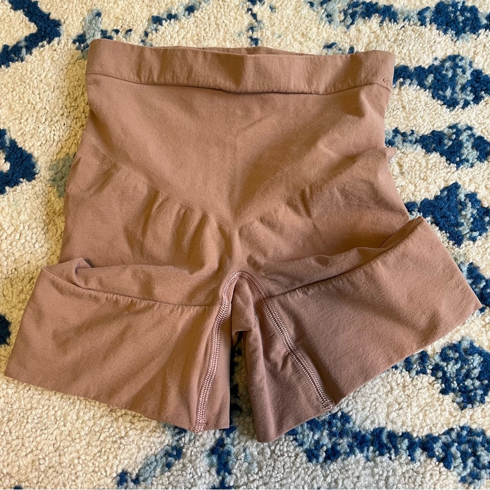 Spanx‎ High Waist Mini Short Shapewear Cafe Size L NWOT